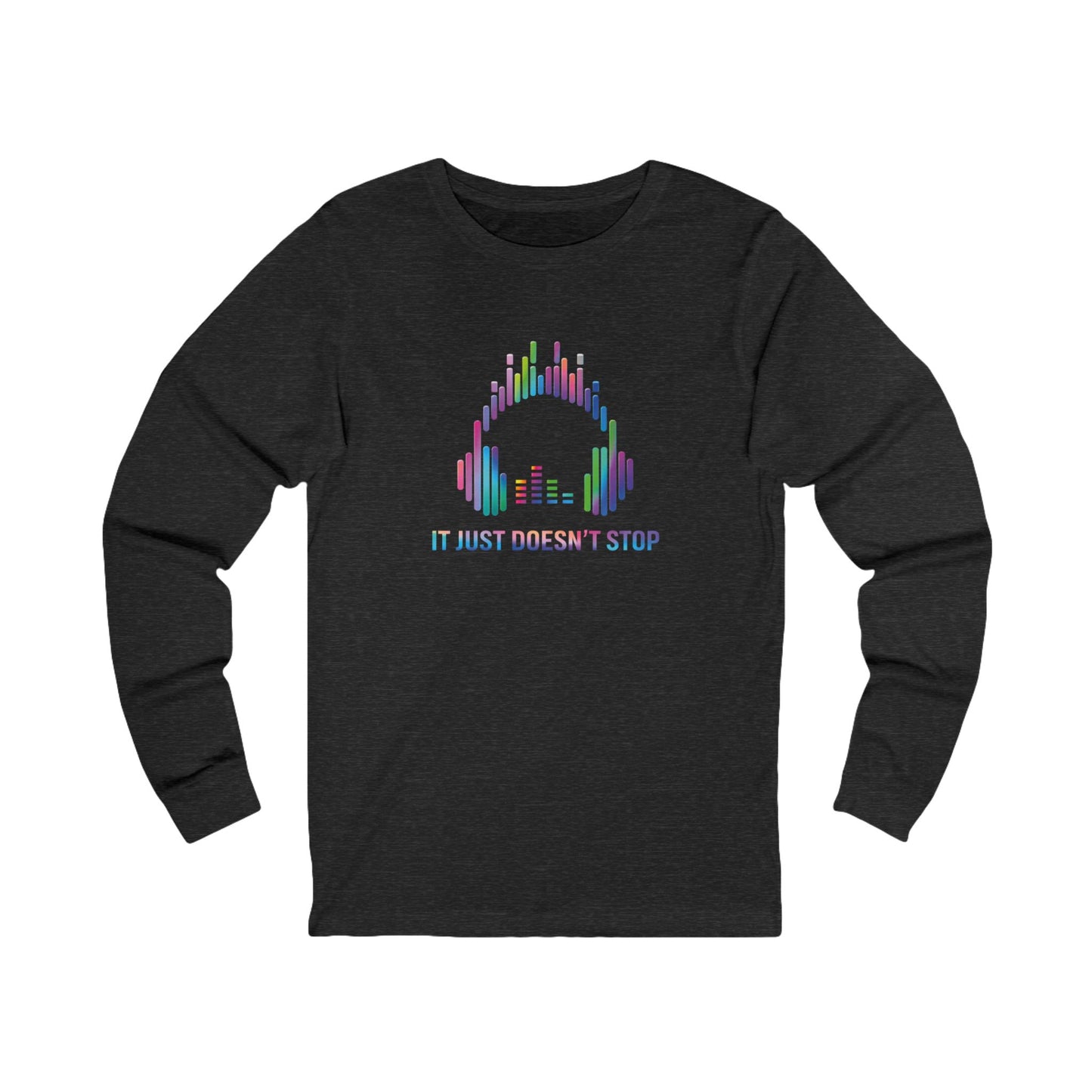 Unisex Jersey Long Sleeve Tee - Neon Spectrum
