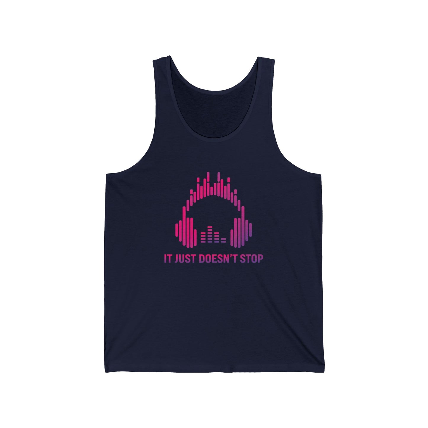 Unisex Jersey Tank - Pink Energy