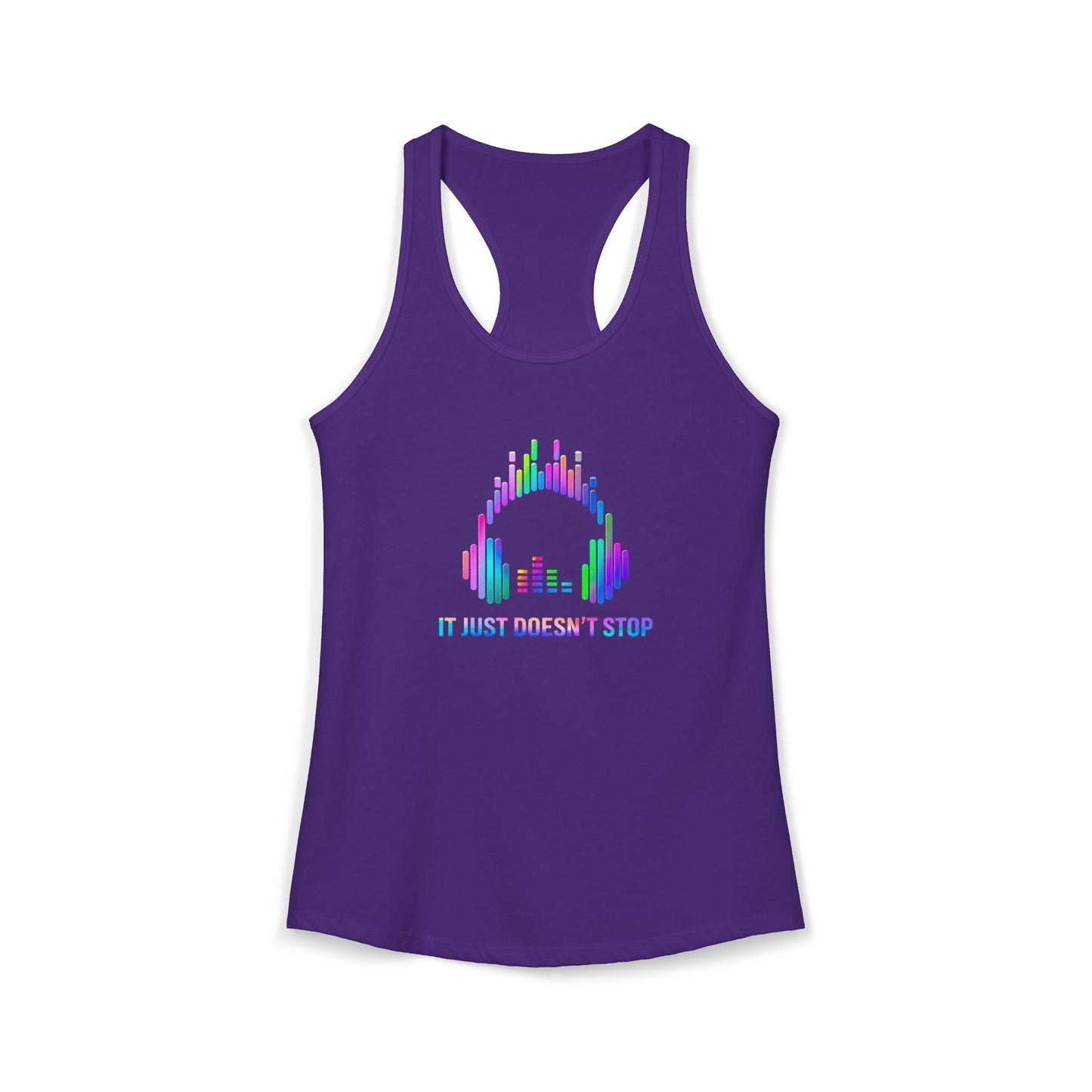 Women's Ideal Racerback Tank - Neon Spectrum