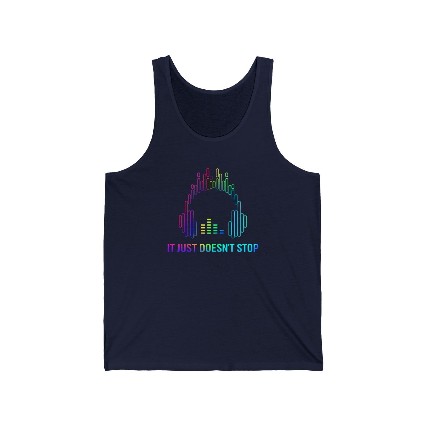 Unisex Jersey Tank - Prism Pulse Pixel