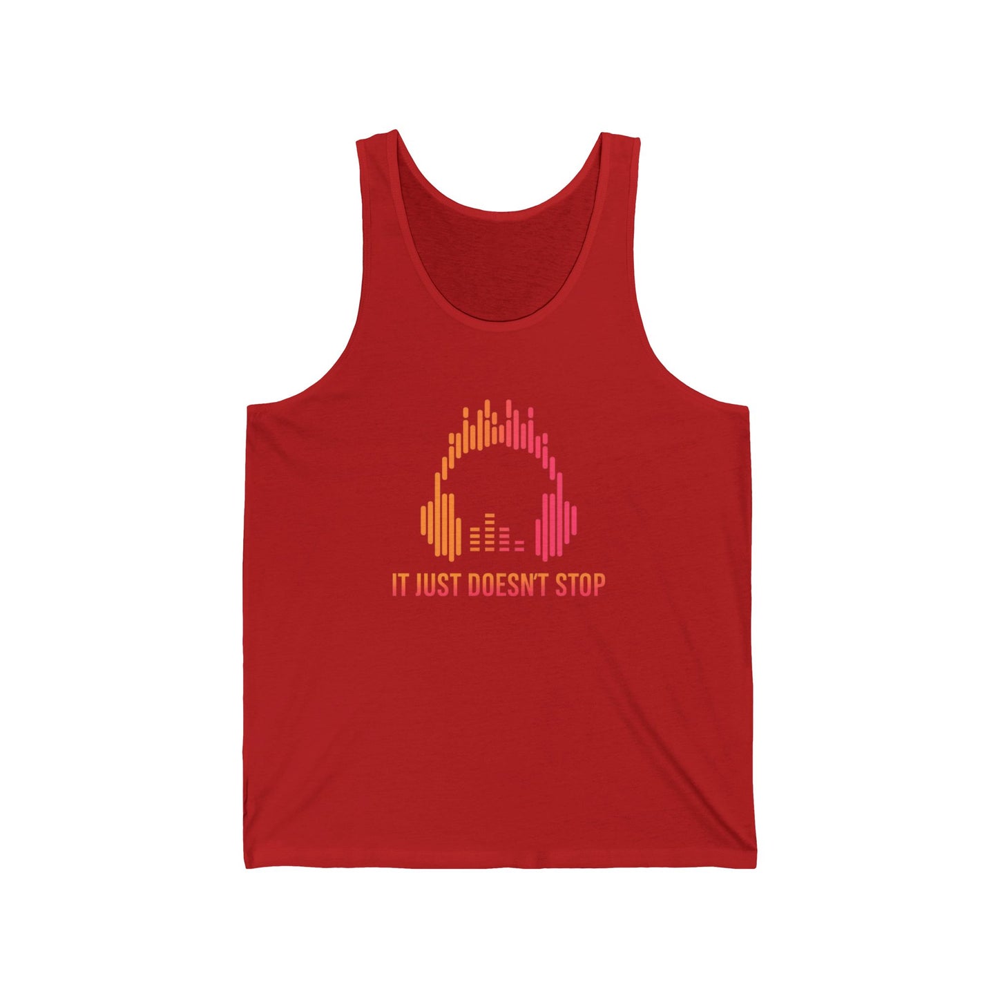 Unisex Jersey Tank - Sunset Heat