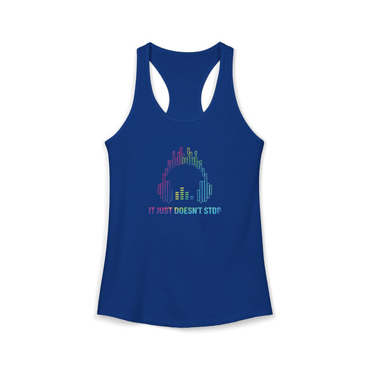 Women's Ideal Racerback Tank - Prism Pulse Pixel