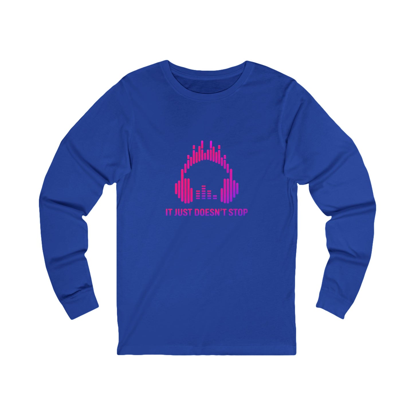 Unisex Jersey Long Sleeve Tee - Pink Energy