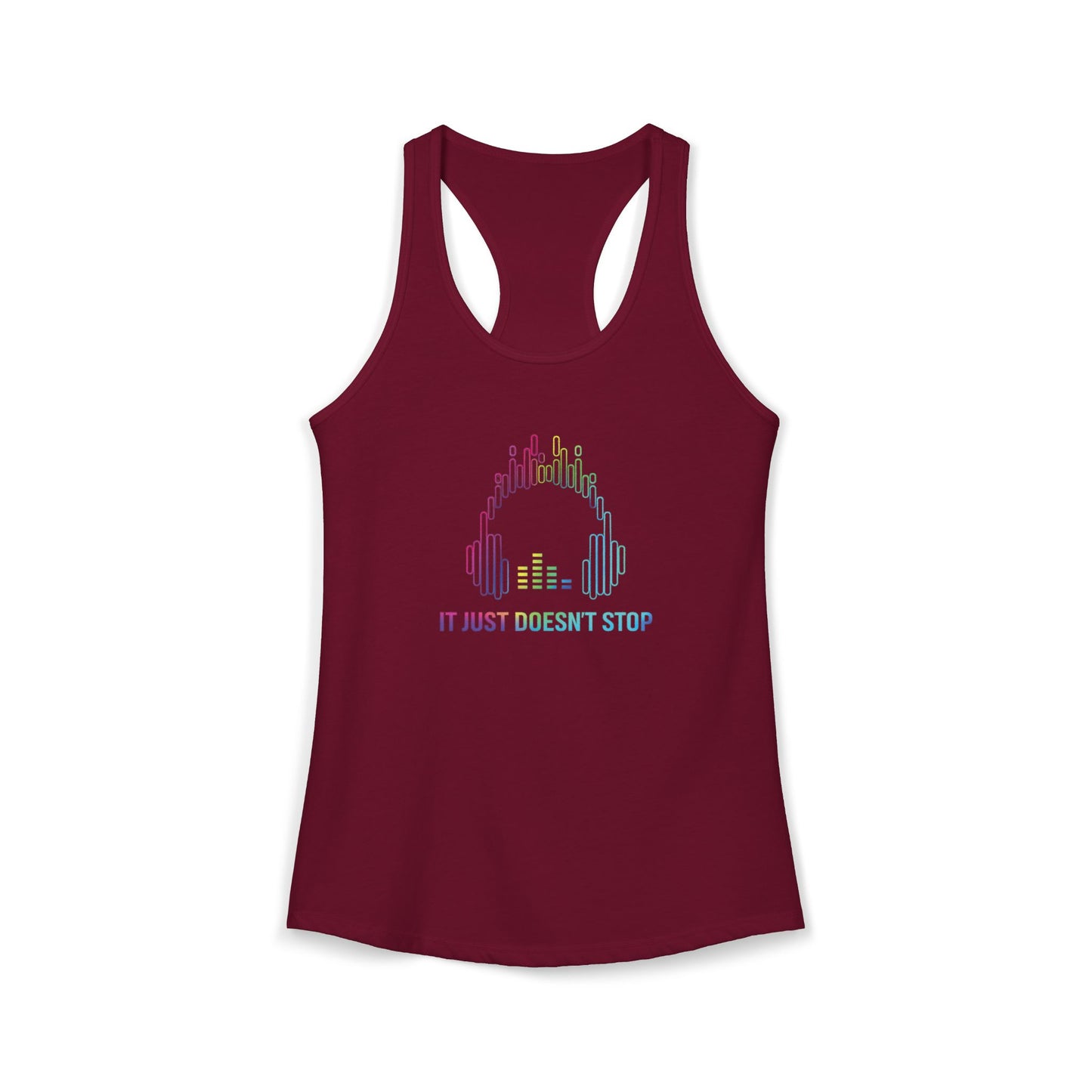 Women's Ideal Racerback Tank - Prism Pulse Pixel