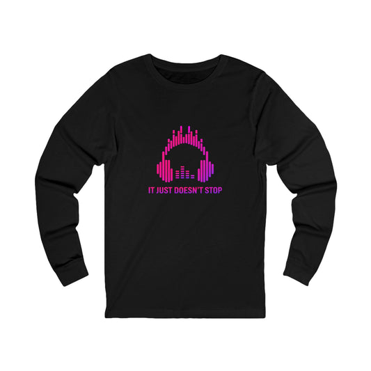 Unisex Jersey Long Sleeve Tee - Pink Energy