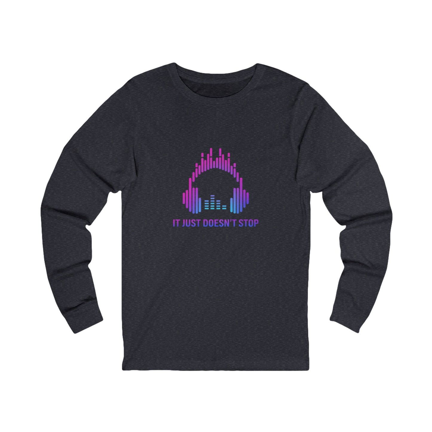 Unisex Jersey Long Sleeve Tee - Electric Violet