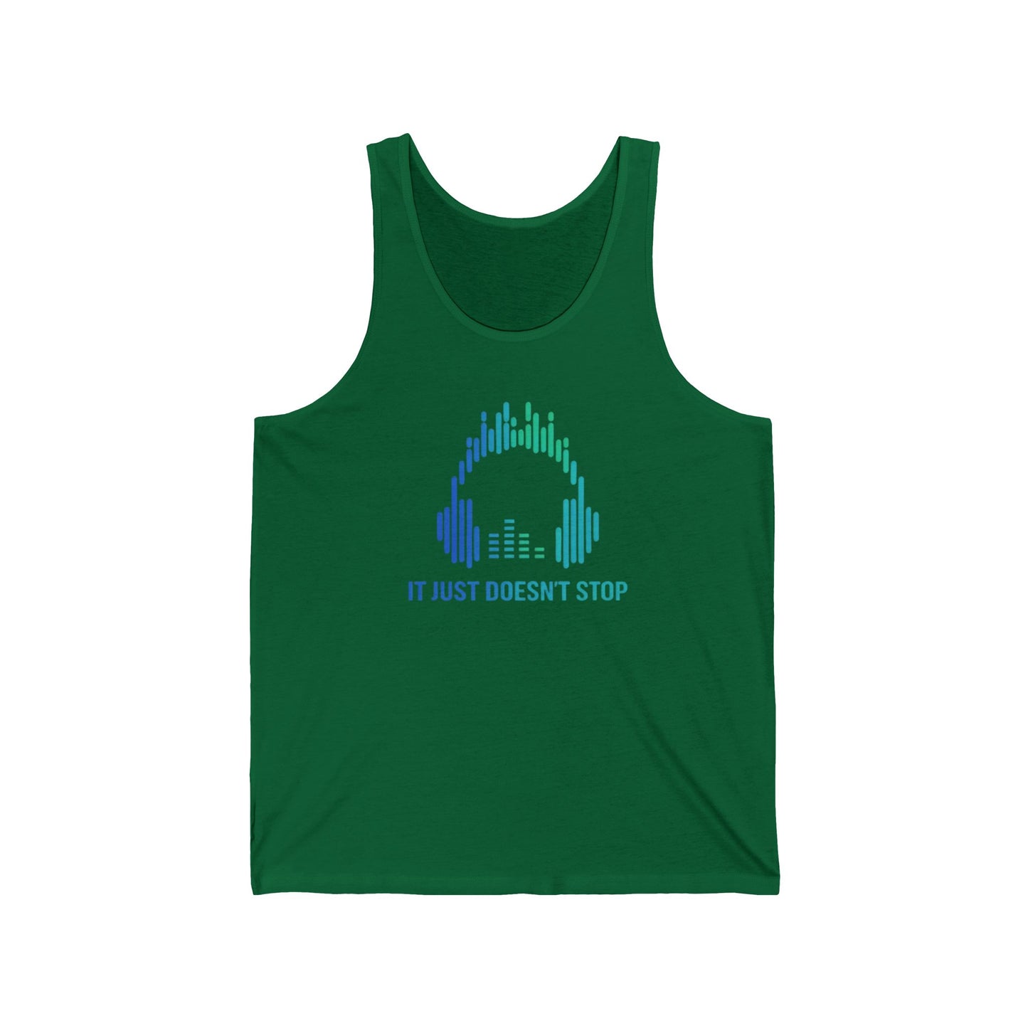 Unisex Jersey Tank - Neon Wave