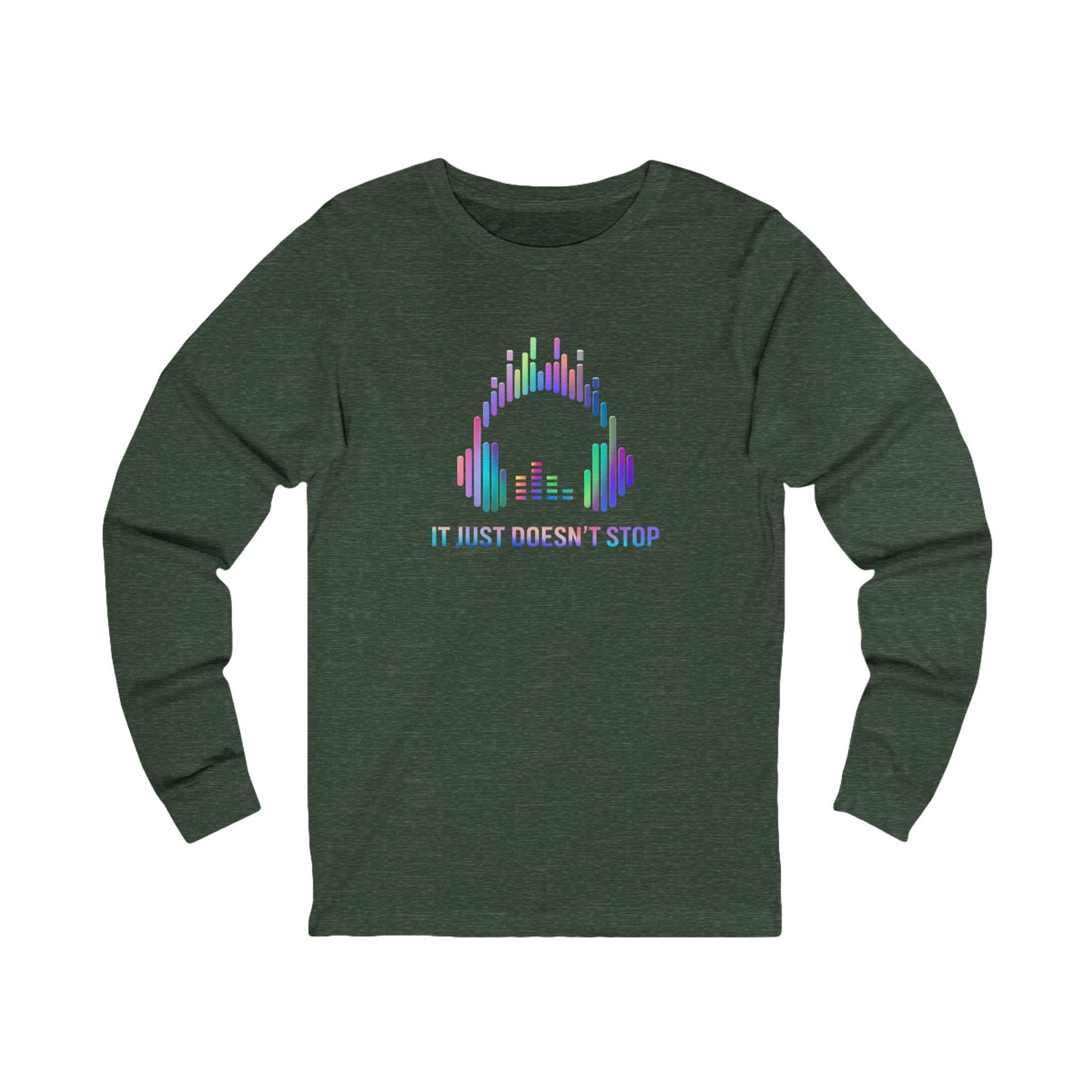 Unisex Jersey Long Sleeve Tee - Aurora Glow