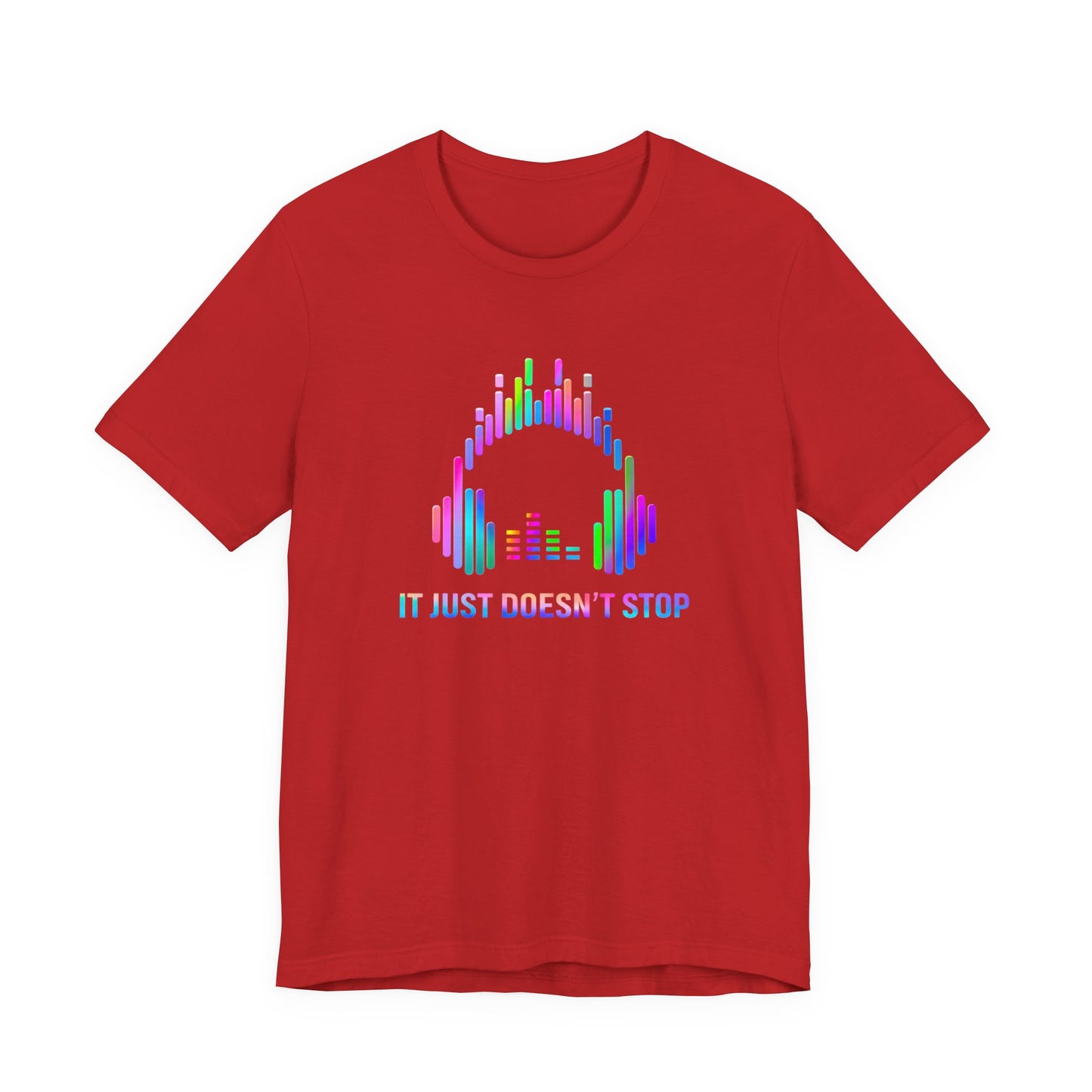 Unisex Jersey Short Sleeve Tee - Neon Spectrum