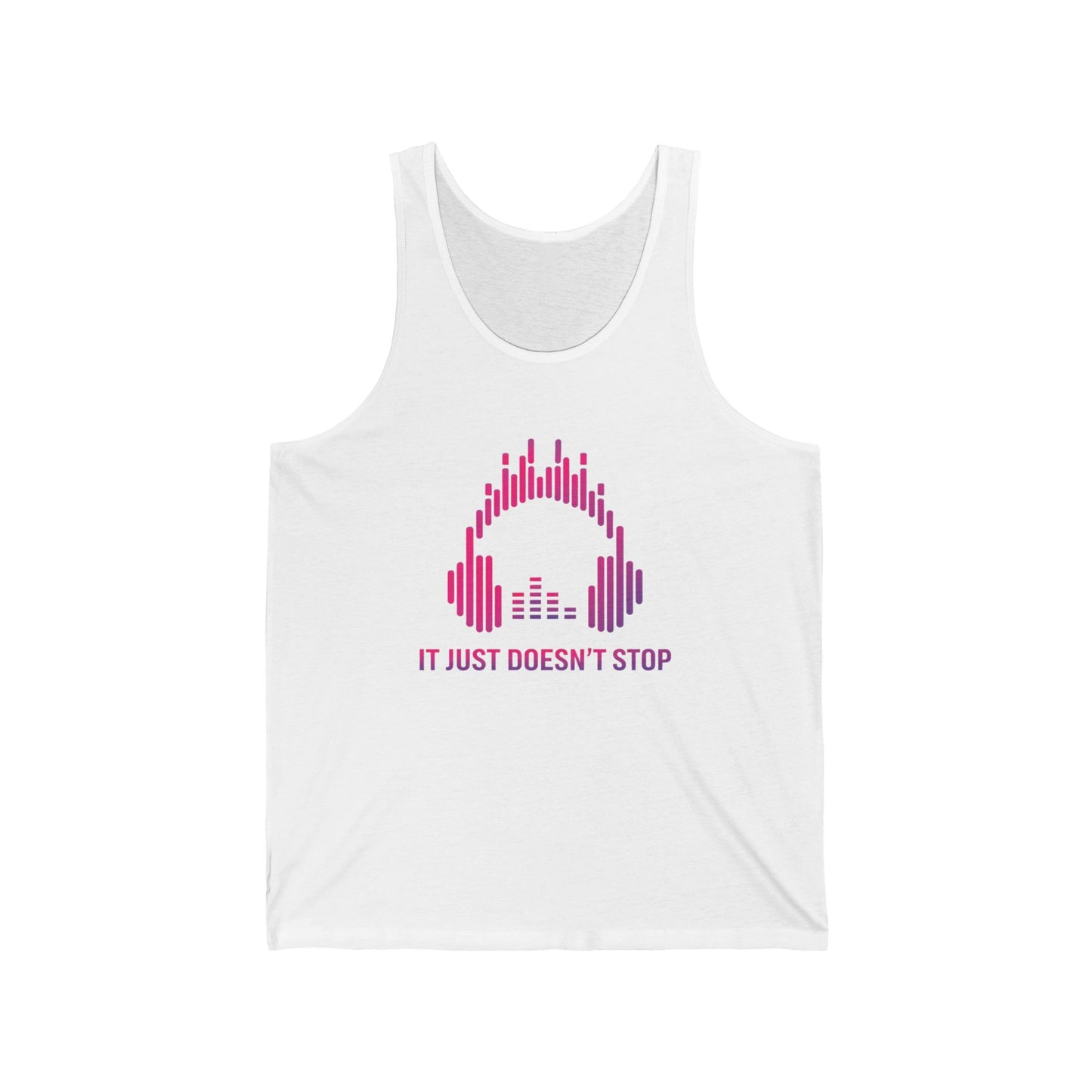 Unisex Jersey Tank - Pink Energy