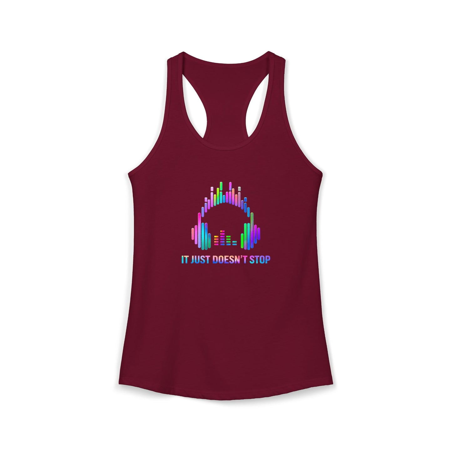 Women's Ideal Racerback Tank - Neon Spectrum