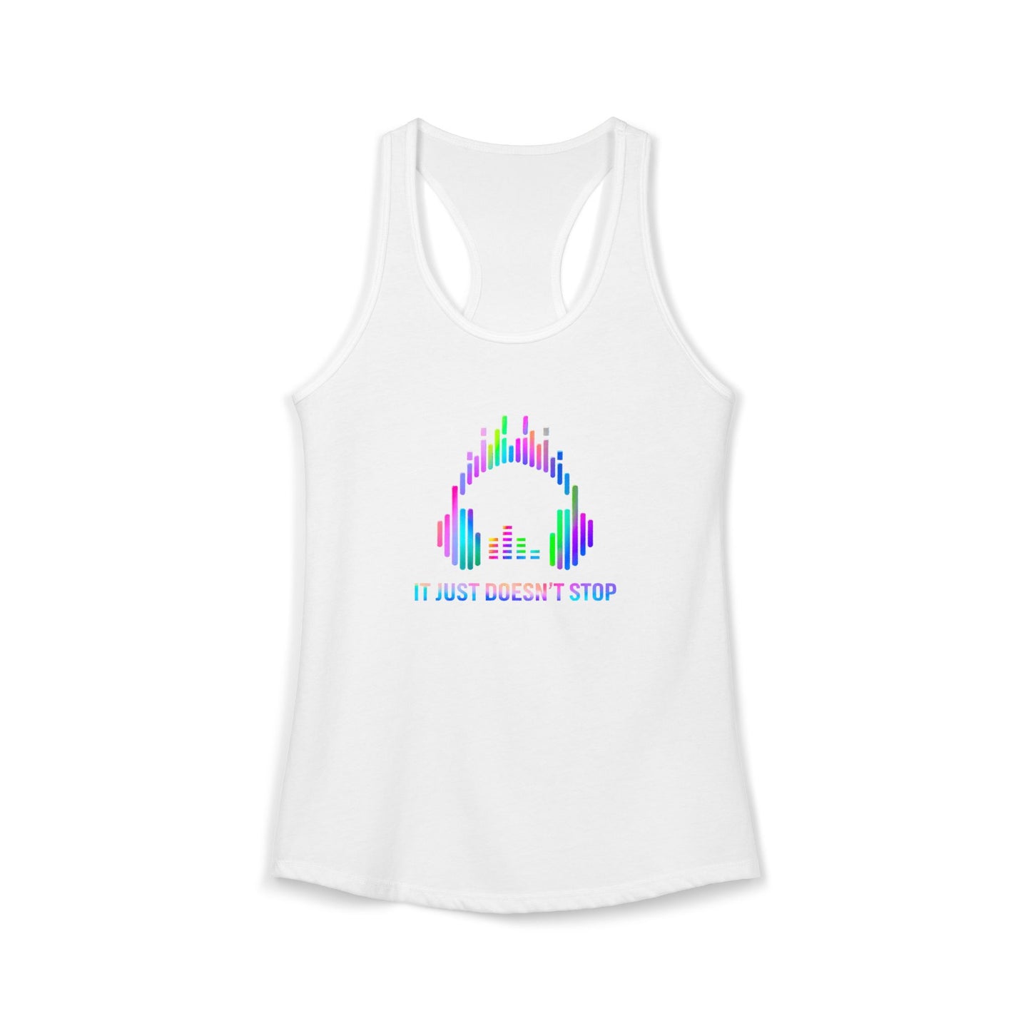 Women's Ideal Racerback Tank - Neon Spectrum