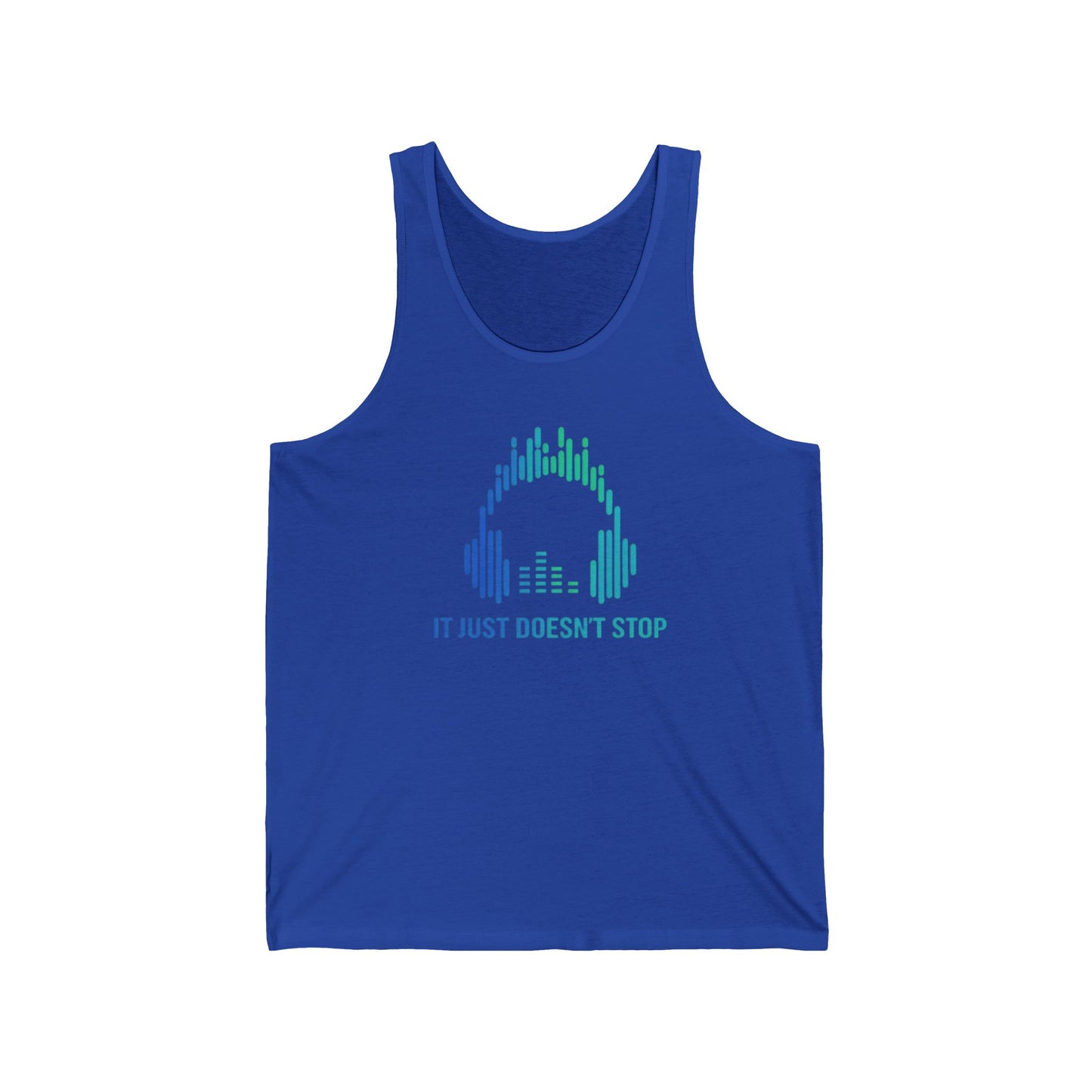 Unisex Jersey Tank - Neon Wave