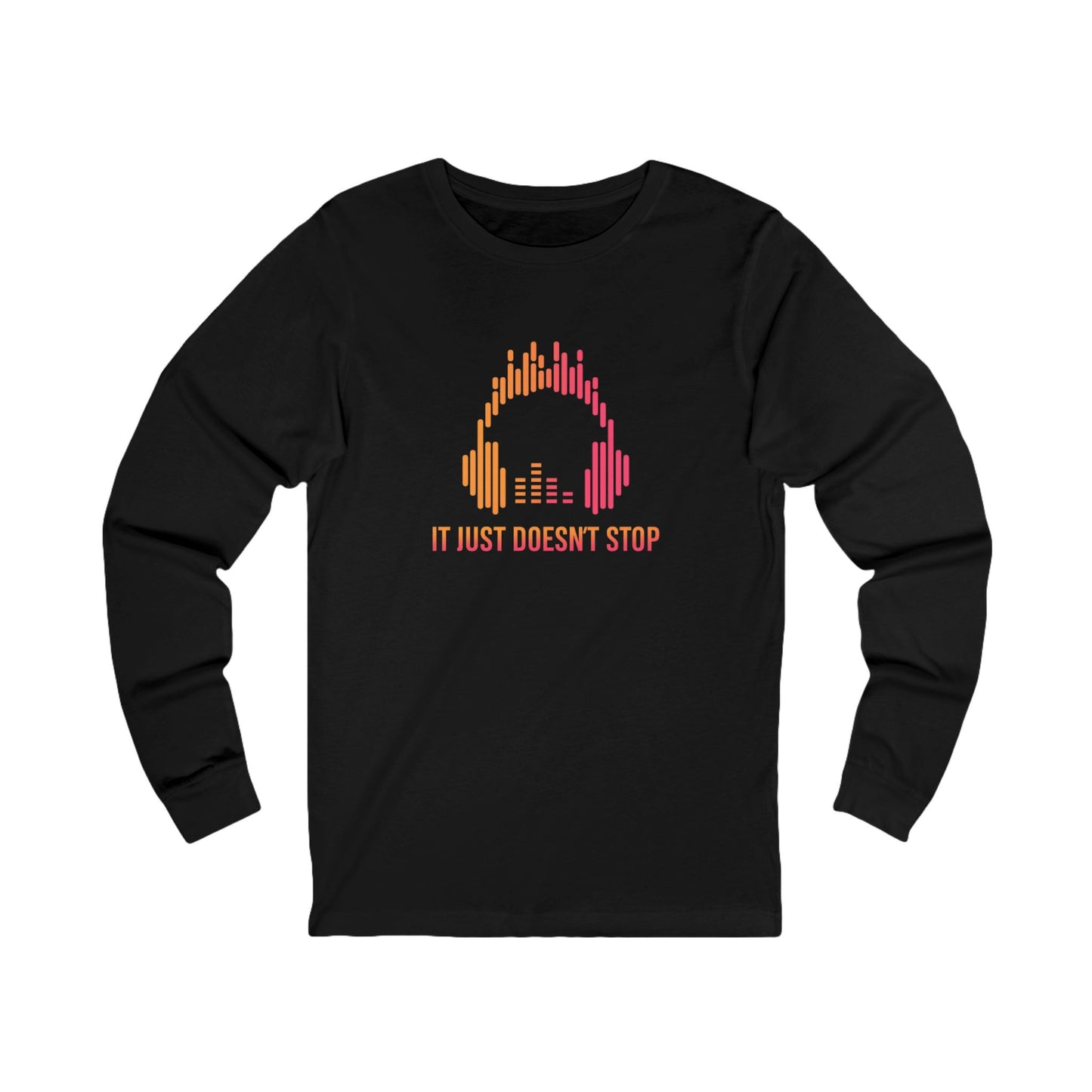 Unisex Jersey Long Sleeve Tee - Sunset Heat