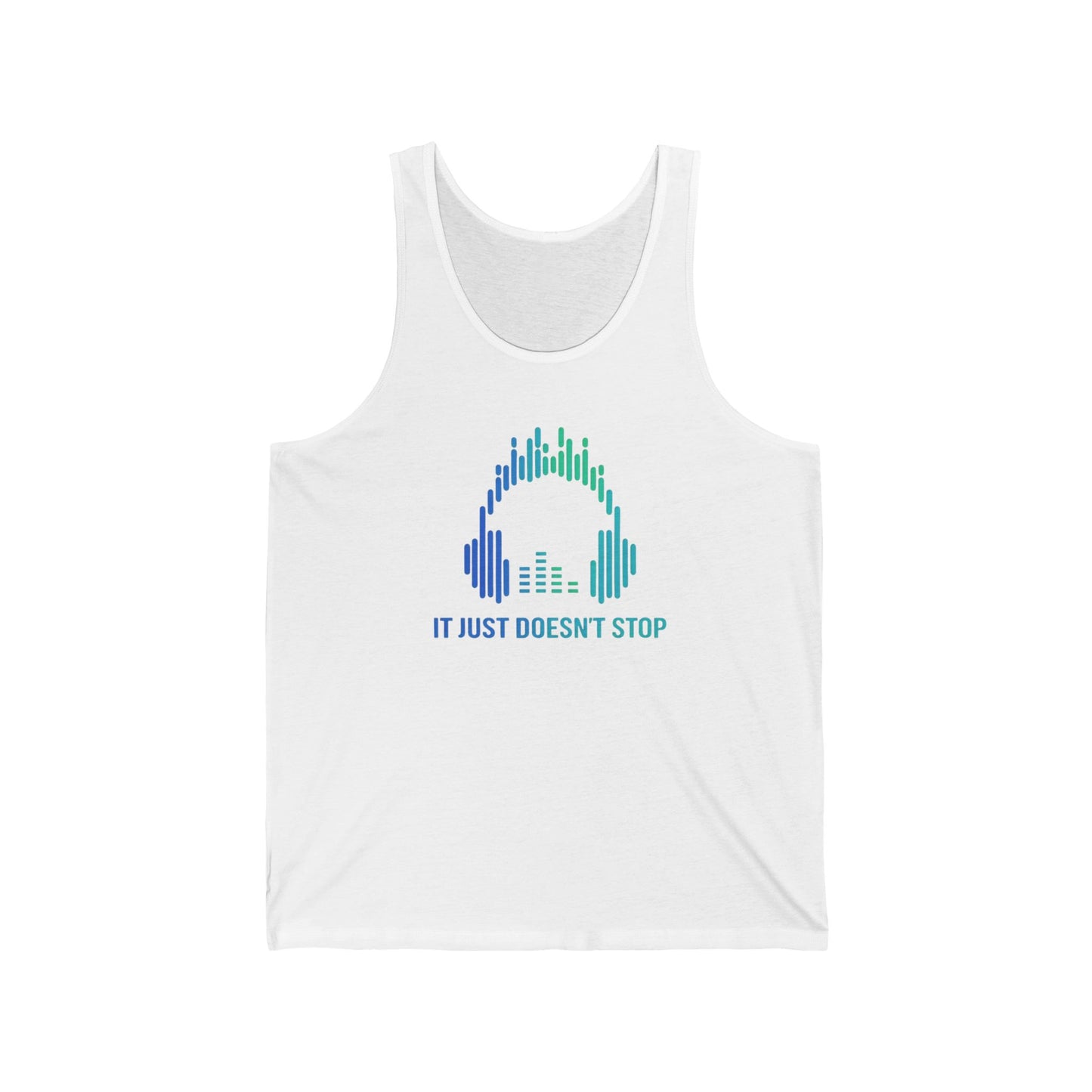 Unisex Jersey Tank - Neon Wave