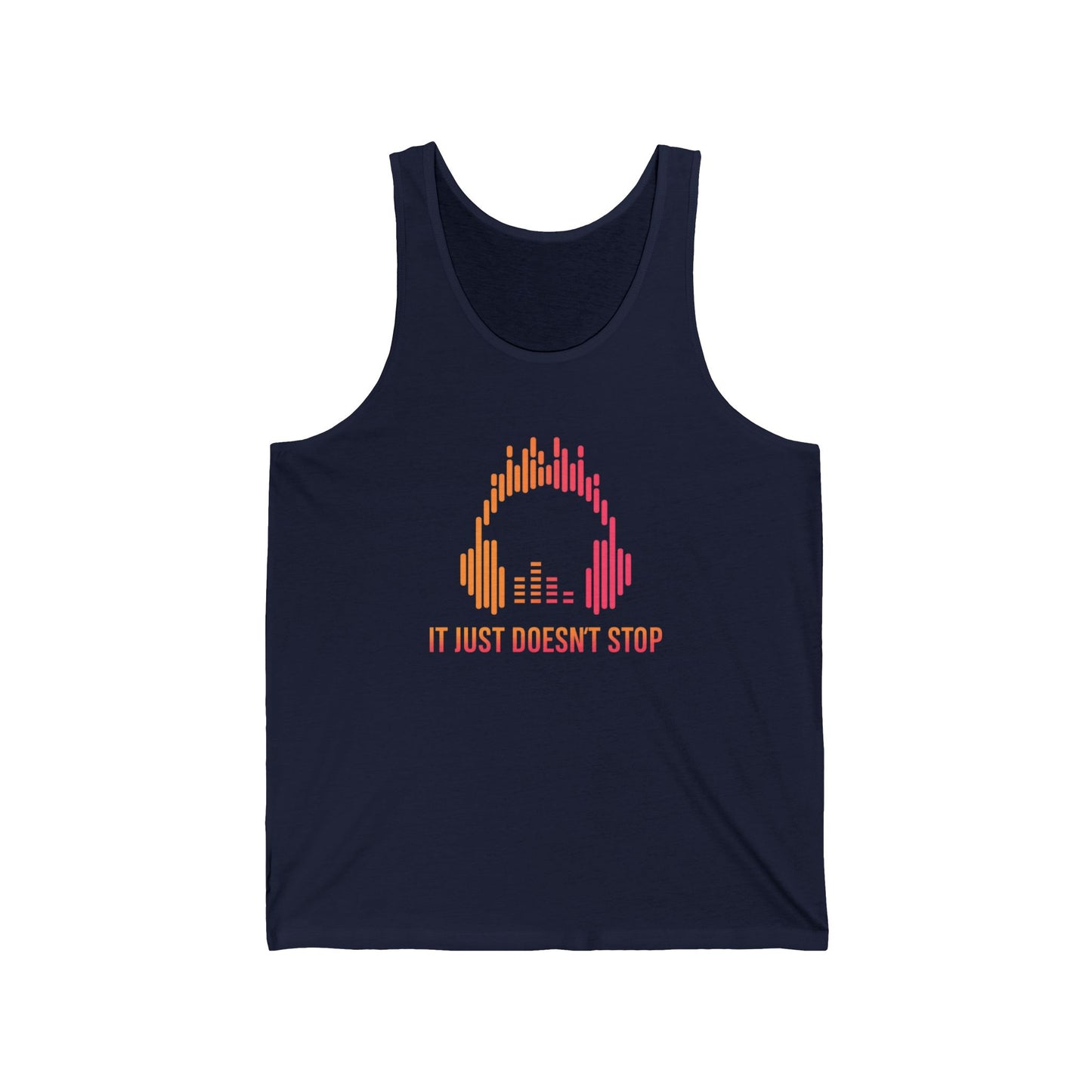 Unisex Jersey Tank - Sunset Heat