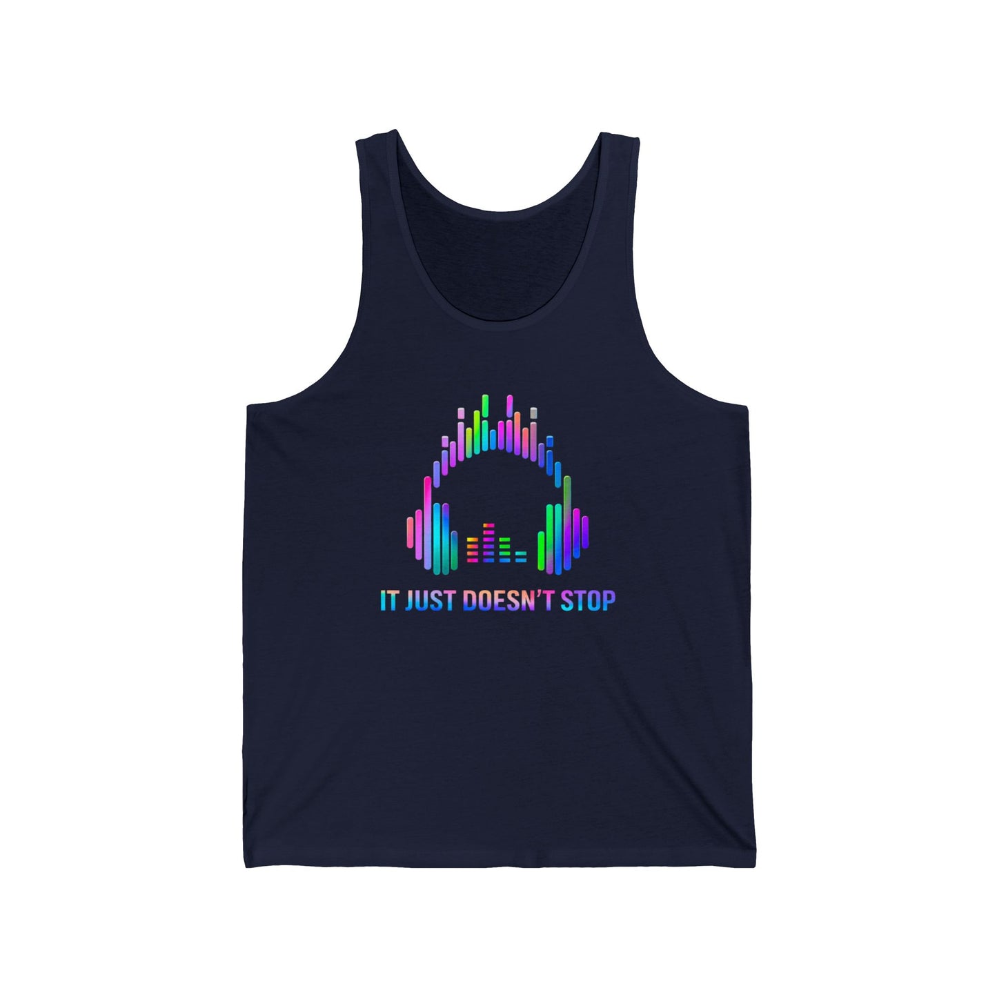 Unisex Jersey Tank - Neon Spectrum
