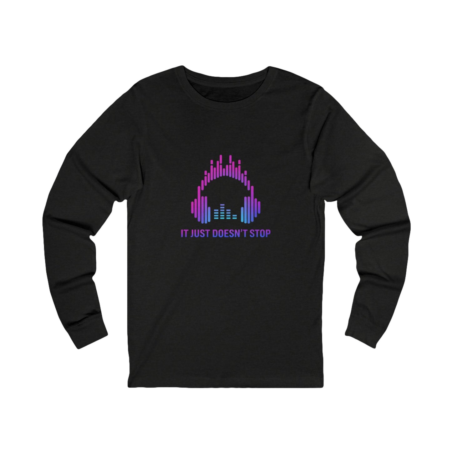 Unisex Jersey Long Sleeve Tee - Electric Violet