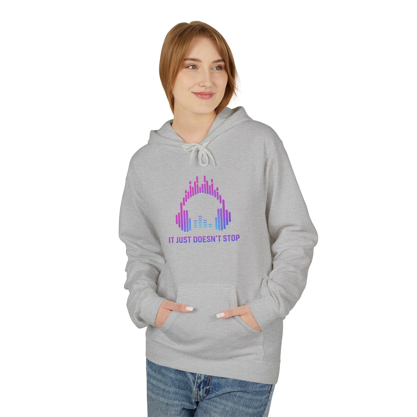 Unisex Midweight Softstyle Fleece Hoodie - Electric Violet