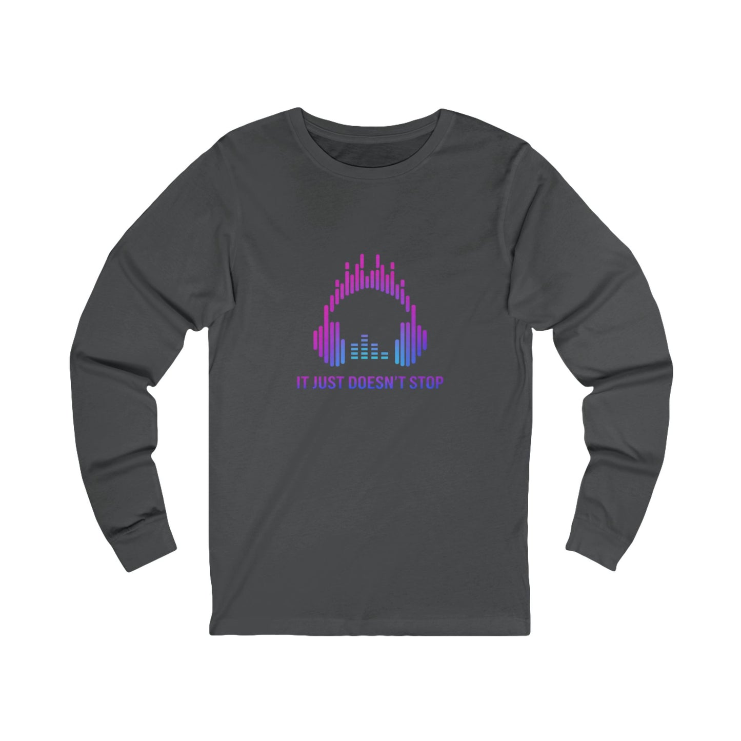 Unisex Jersey Long Sleeve Tee - Electric Violet