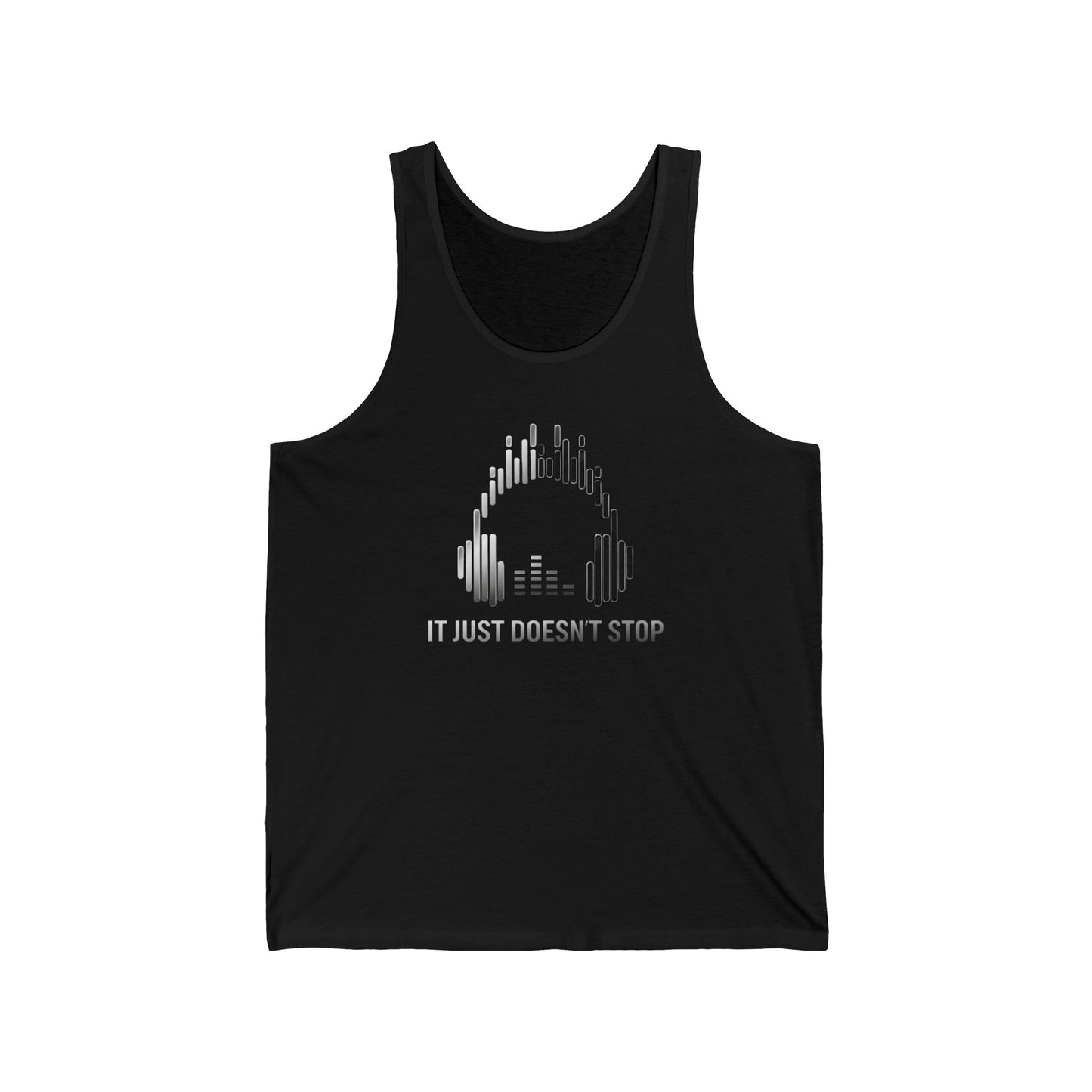Unisex Jersey Tank - Silver Steel