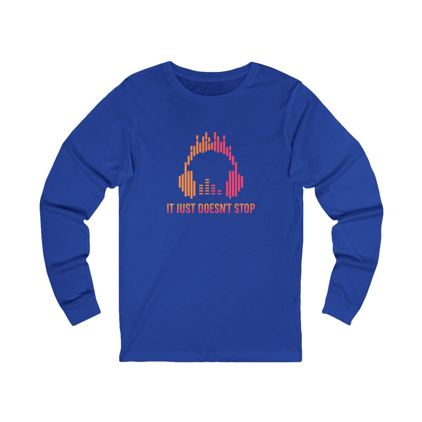 Unisex Jersey Long Sleeve Tee - Sunset Heat