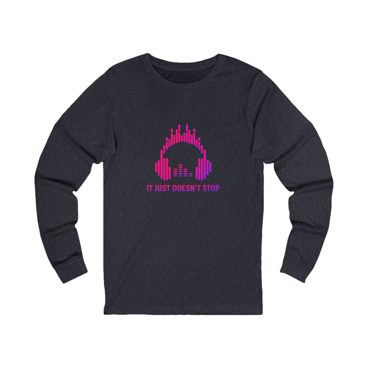 Unisex Jersey Long Sleeve Tee - Pink Energy