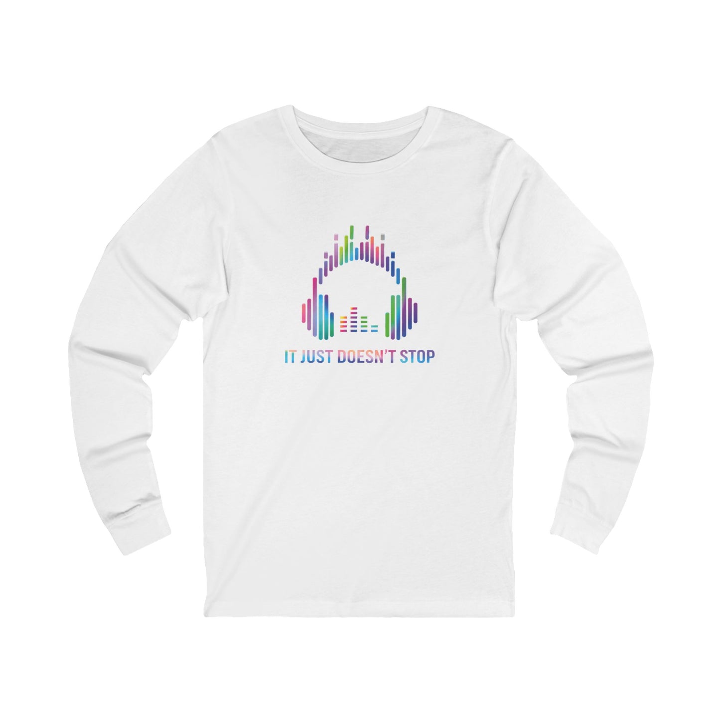 Unisex Jersey Long Sleeve Tee - Neon Spectrum