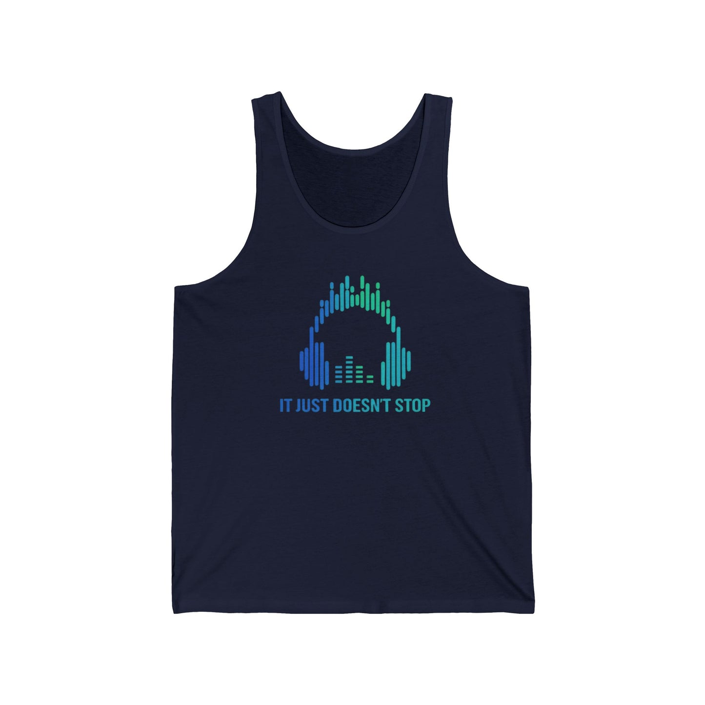 Unisex Jersey Tank - Neon Wave