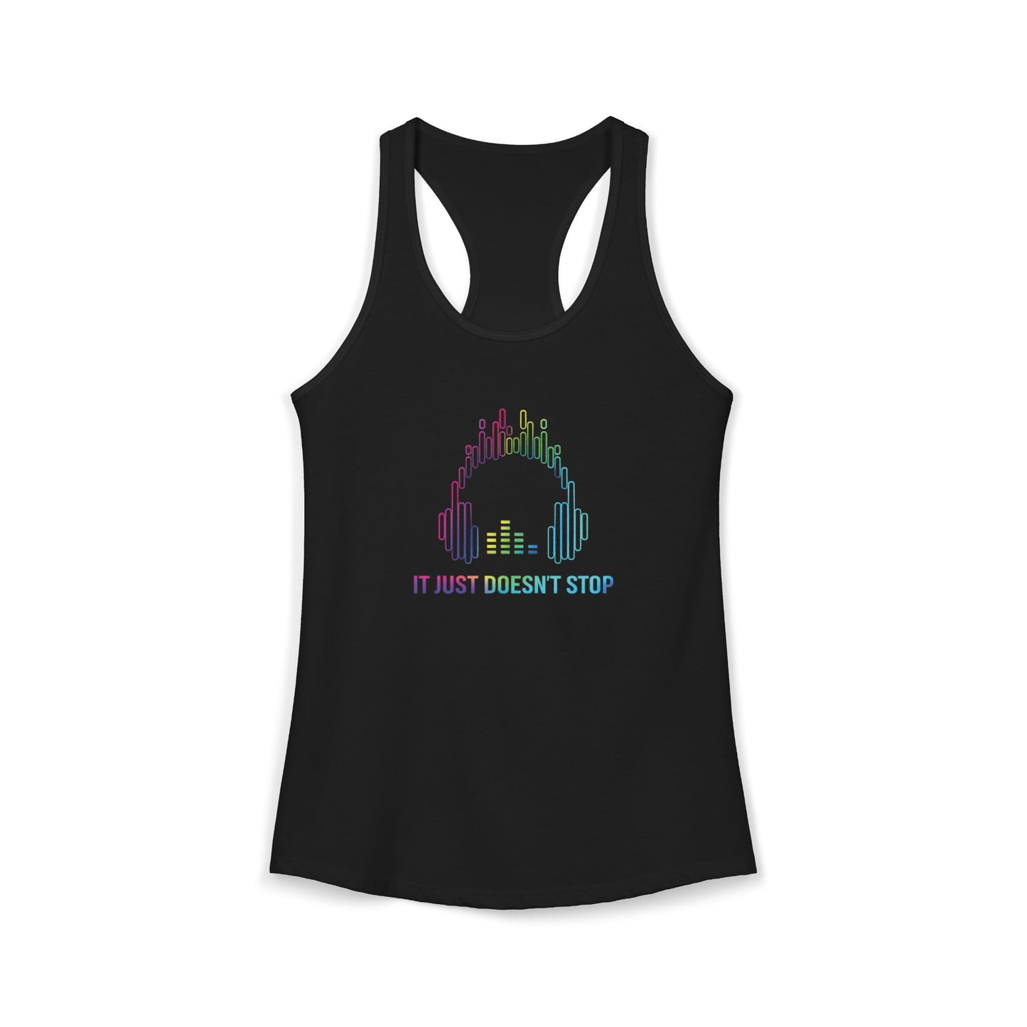 Women's Ideal Racerback Tank - Prism Pulse Pixel