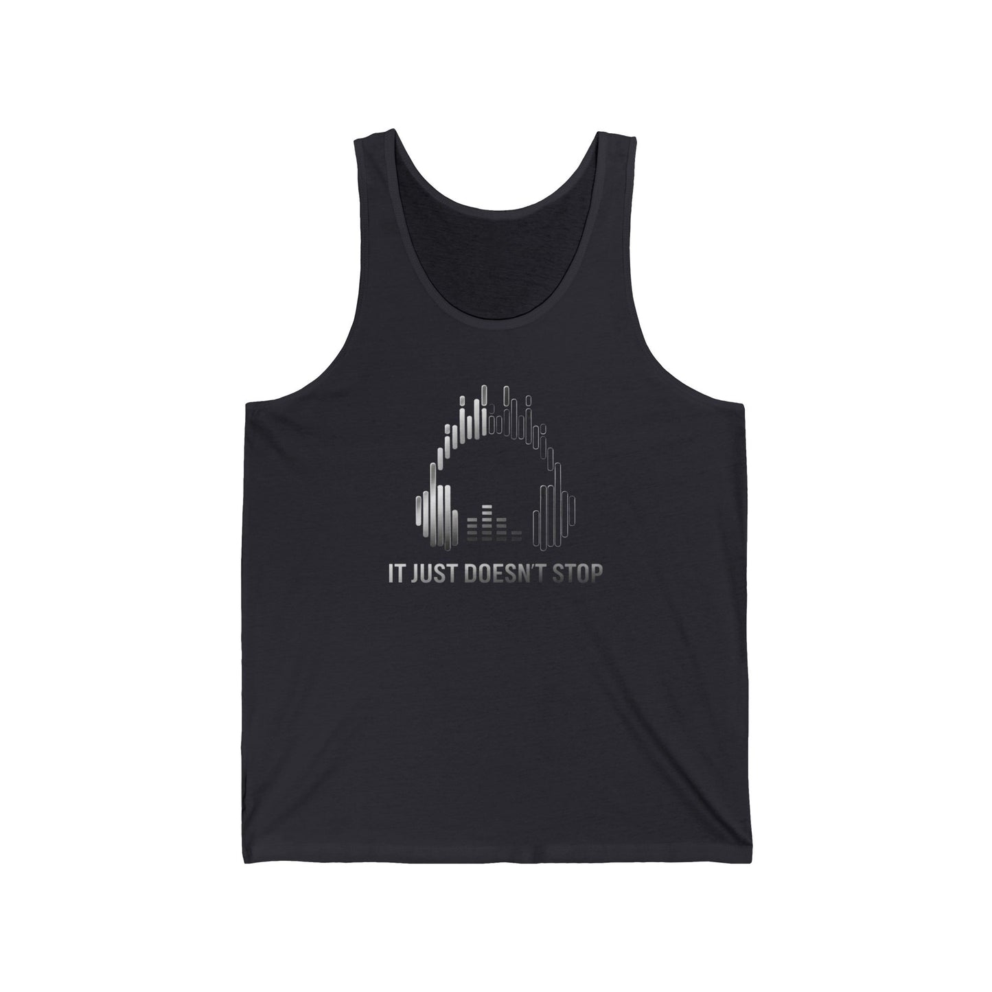 Unisex Jersey Tank - Silver Steel