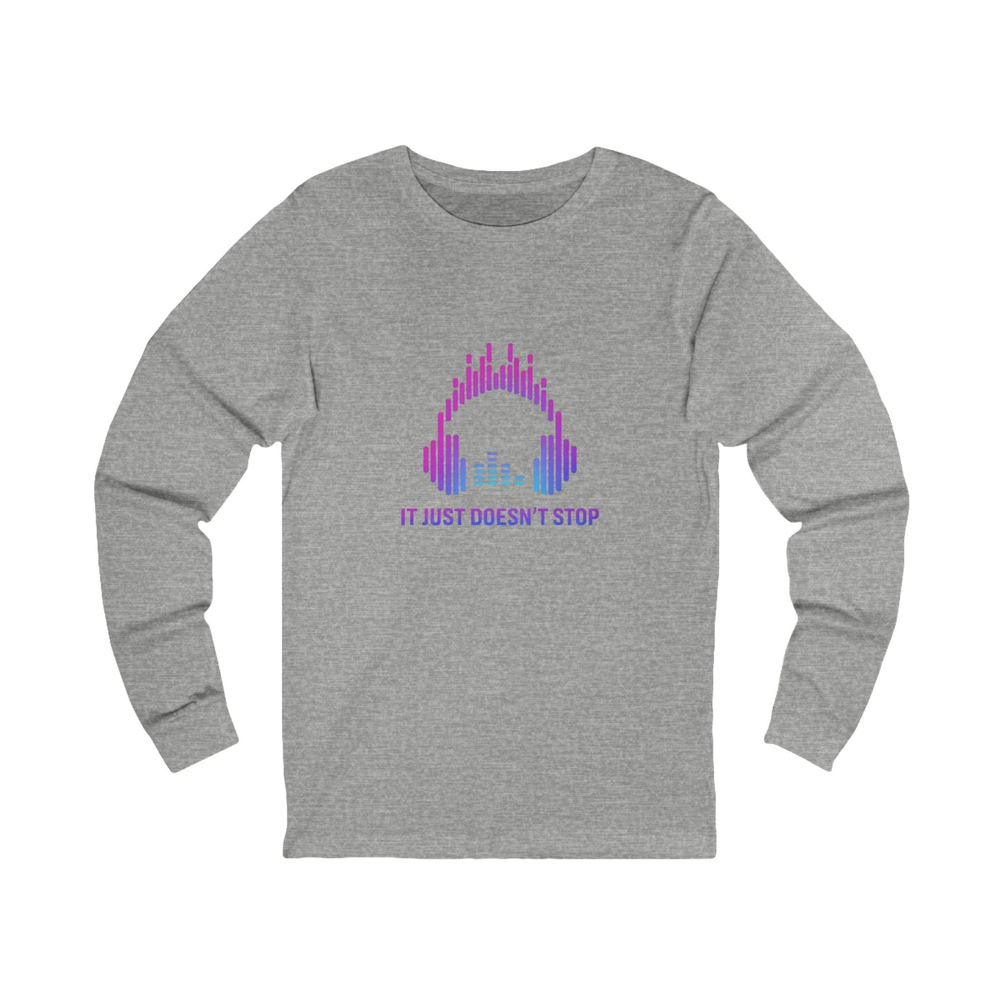 Unisex Jersey Long Sleeve Tee - Electric Violet