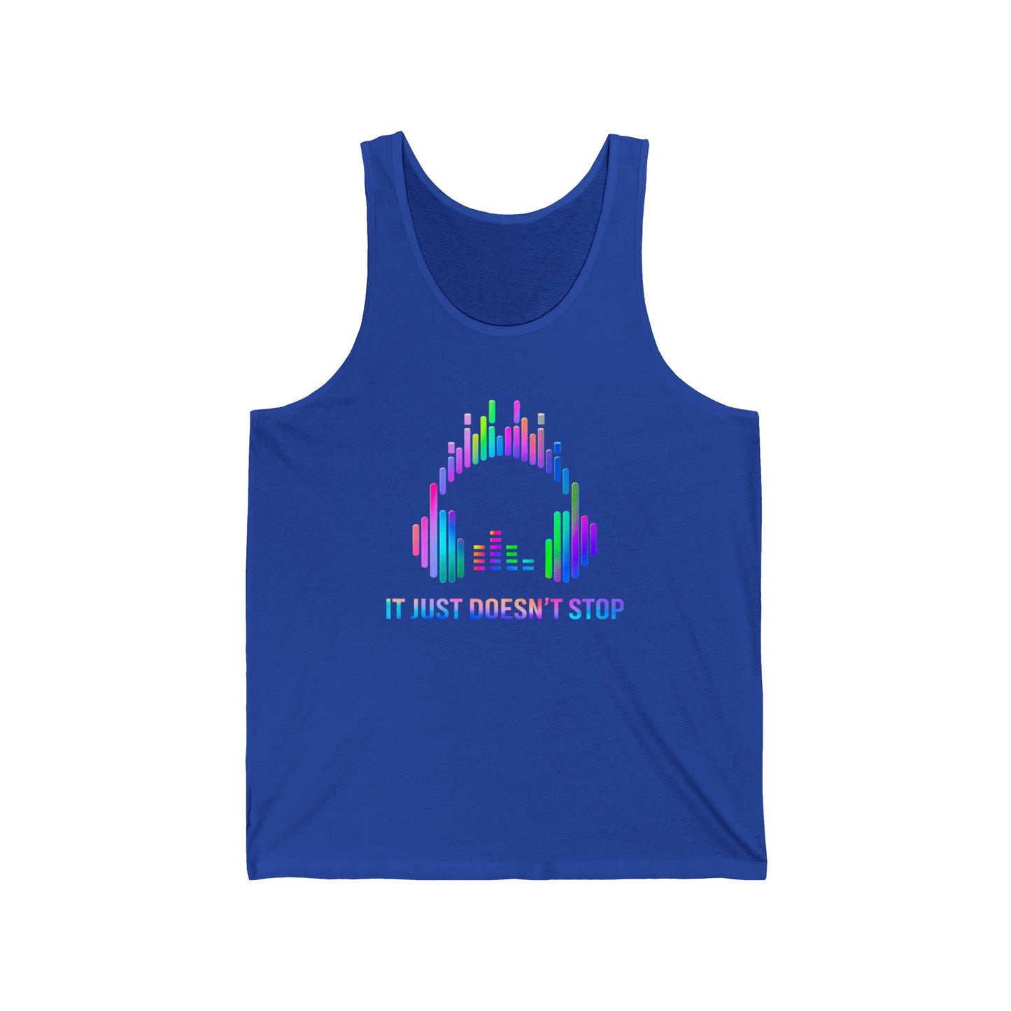 Unisex Jersey Tank - Neon Spectrum