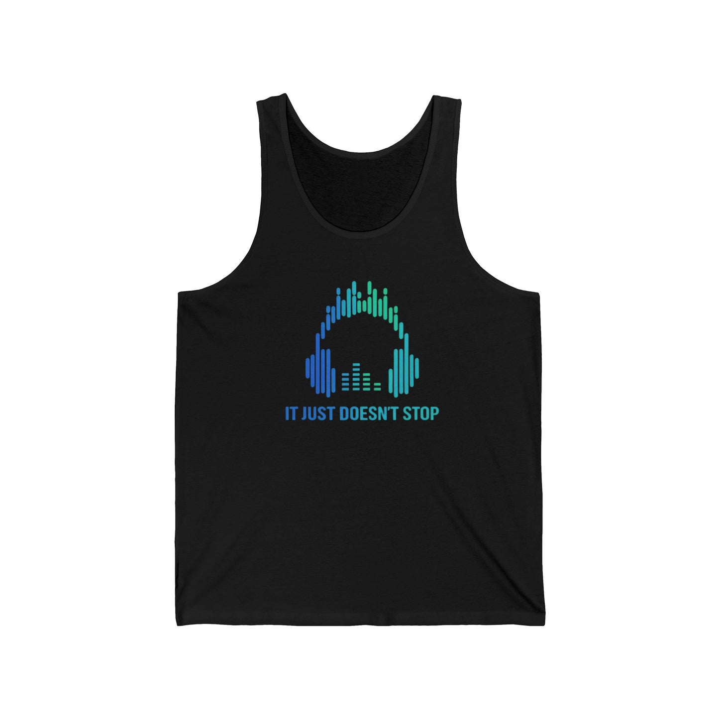 Unisex Jersey Tank - Neon Wave