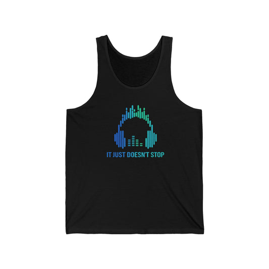 Unisex Jersey Tank - Neon Wave