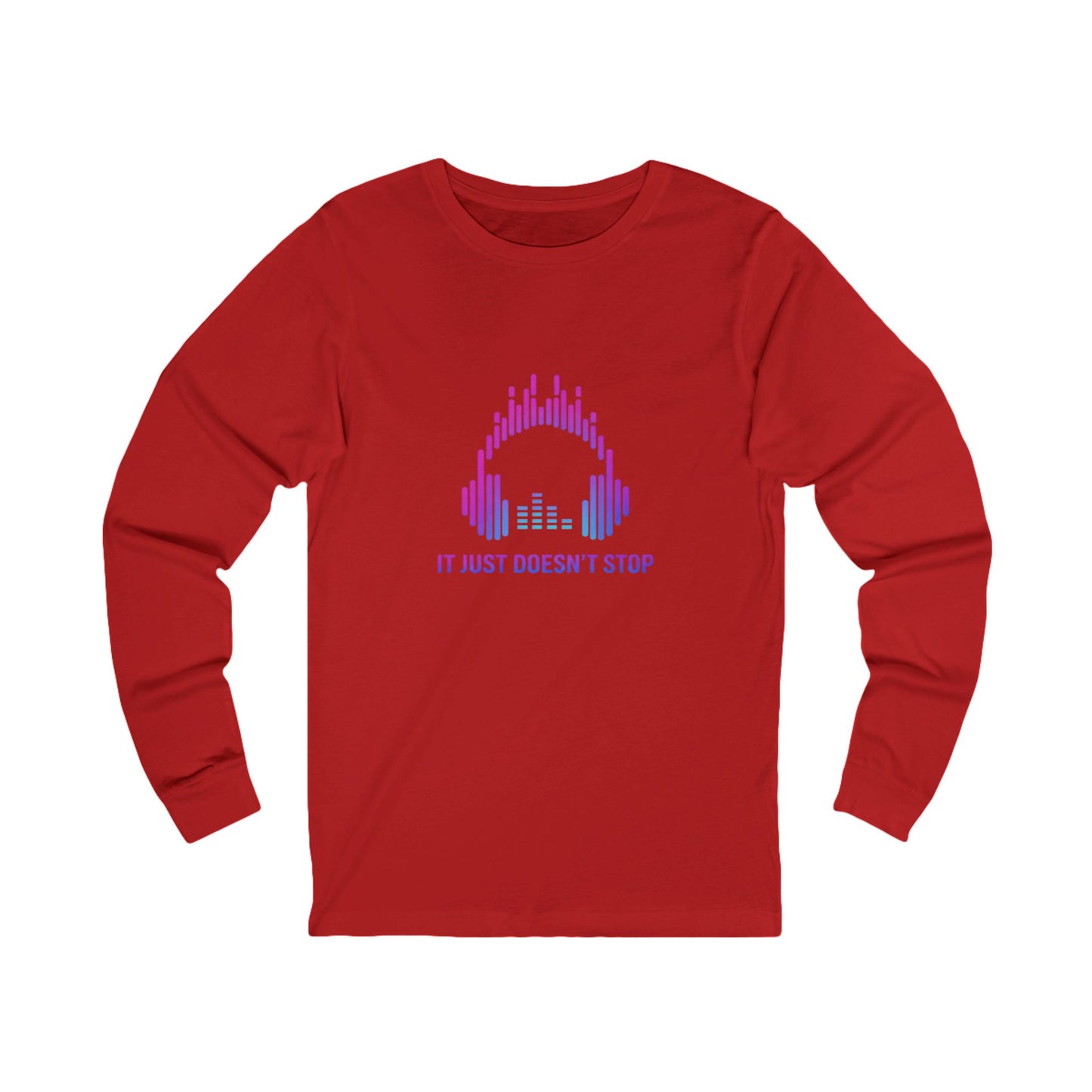 Unisex Jersey Long Sleeve Tee - Electric Violet