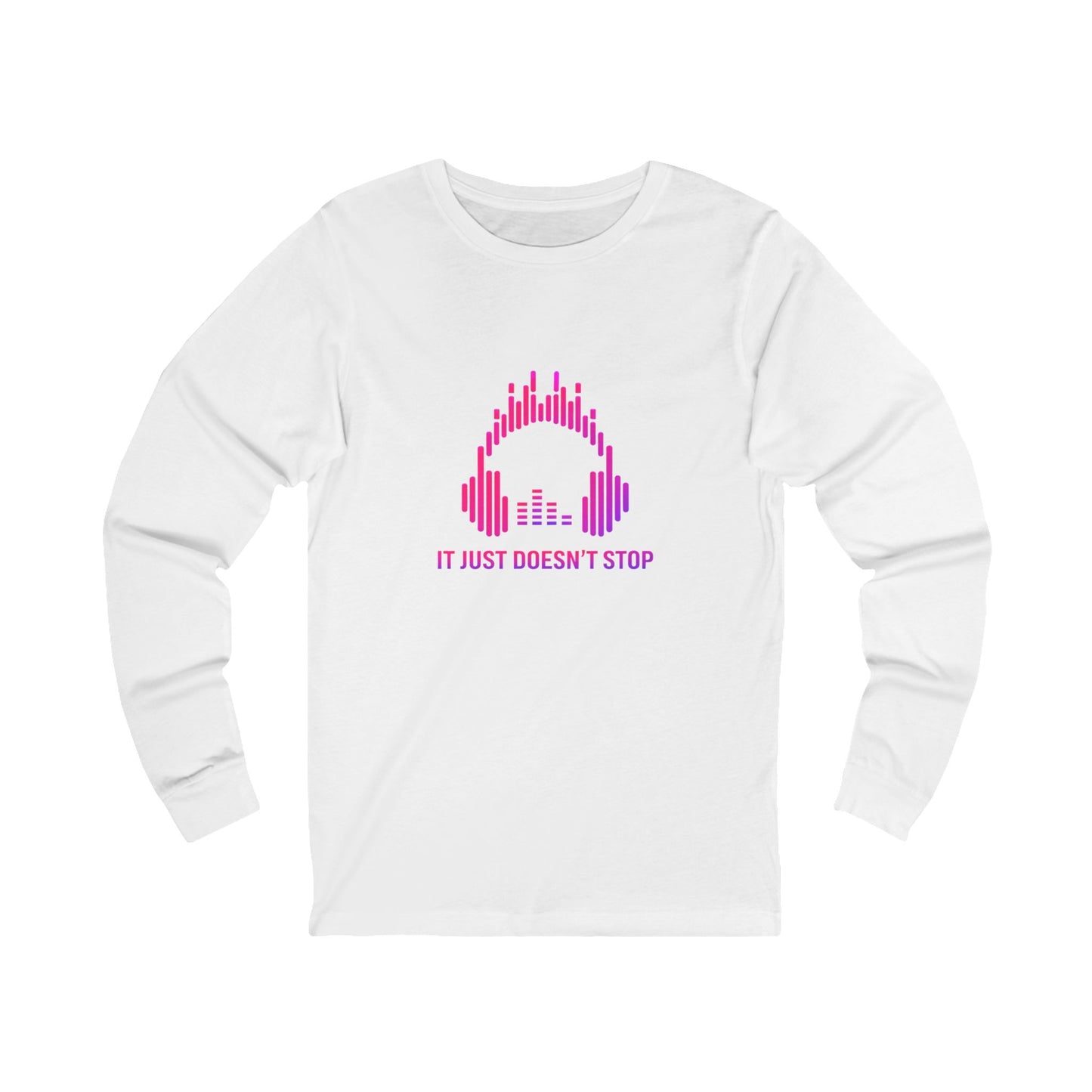Unisex Jersey Long Sleeve Tee - Pink Energy