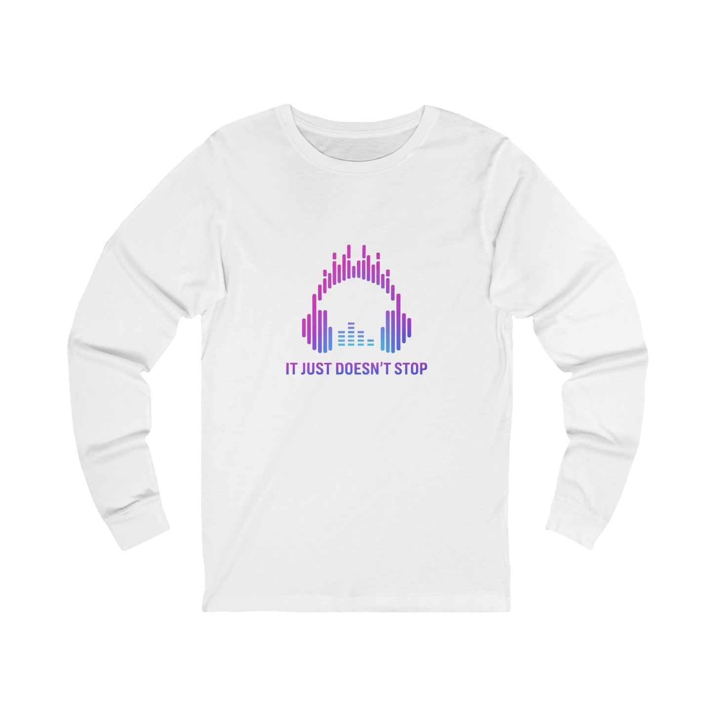 Unisex Jersey Long Sleeve Tee - Electric Violet