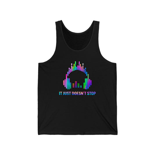 Unisex Jersey Tank - Neon Spectrum