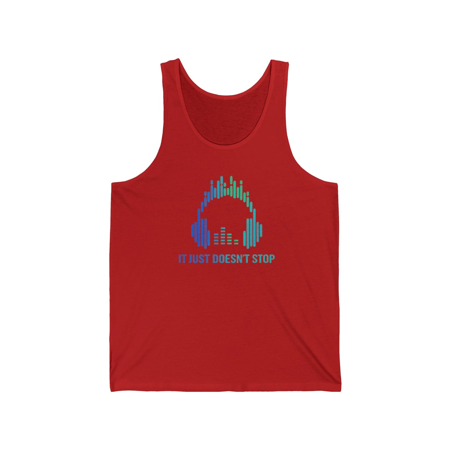 Unisex Jersey Tank - Neon Wave