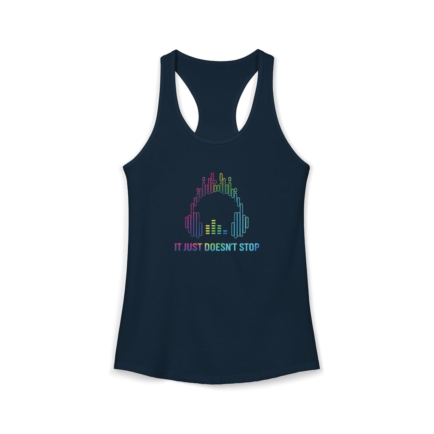 Women's Ideal Racerback Tank - Prism Pulse Pixel