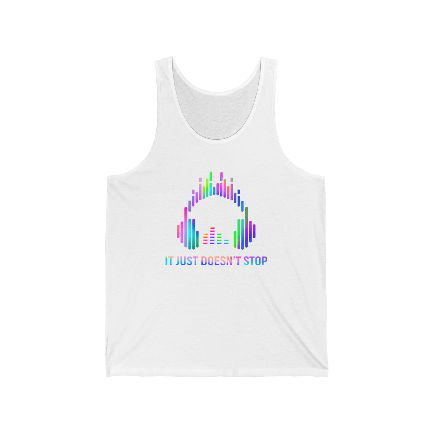 Unisex Jersey Tank - Neon Spectrum