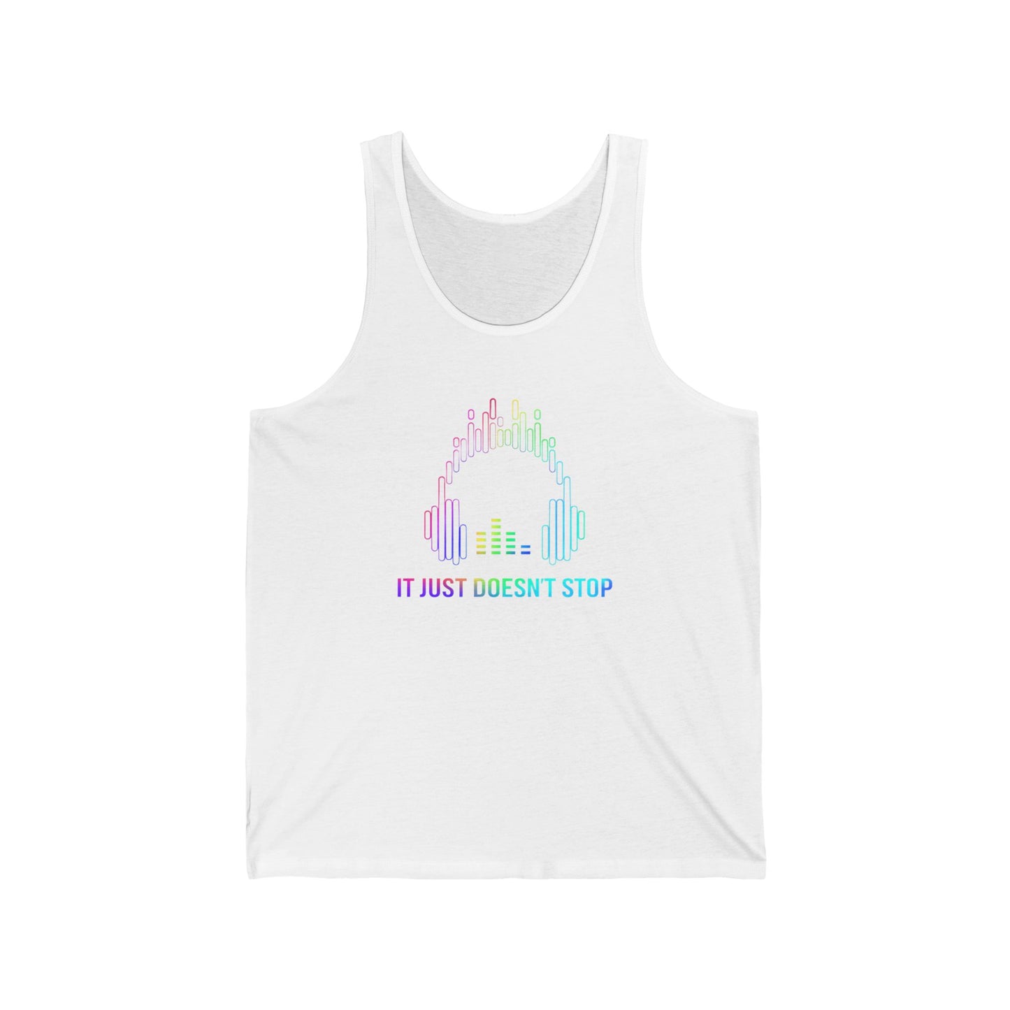 Unisex Jersey Tank - Prism Pulse Pixel
