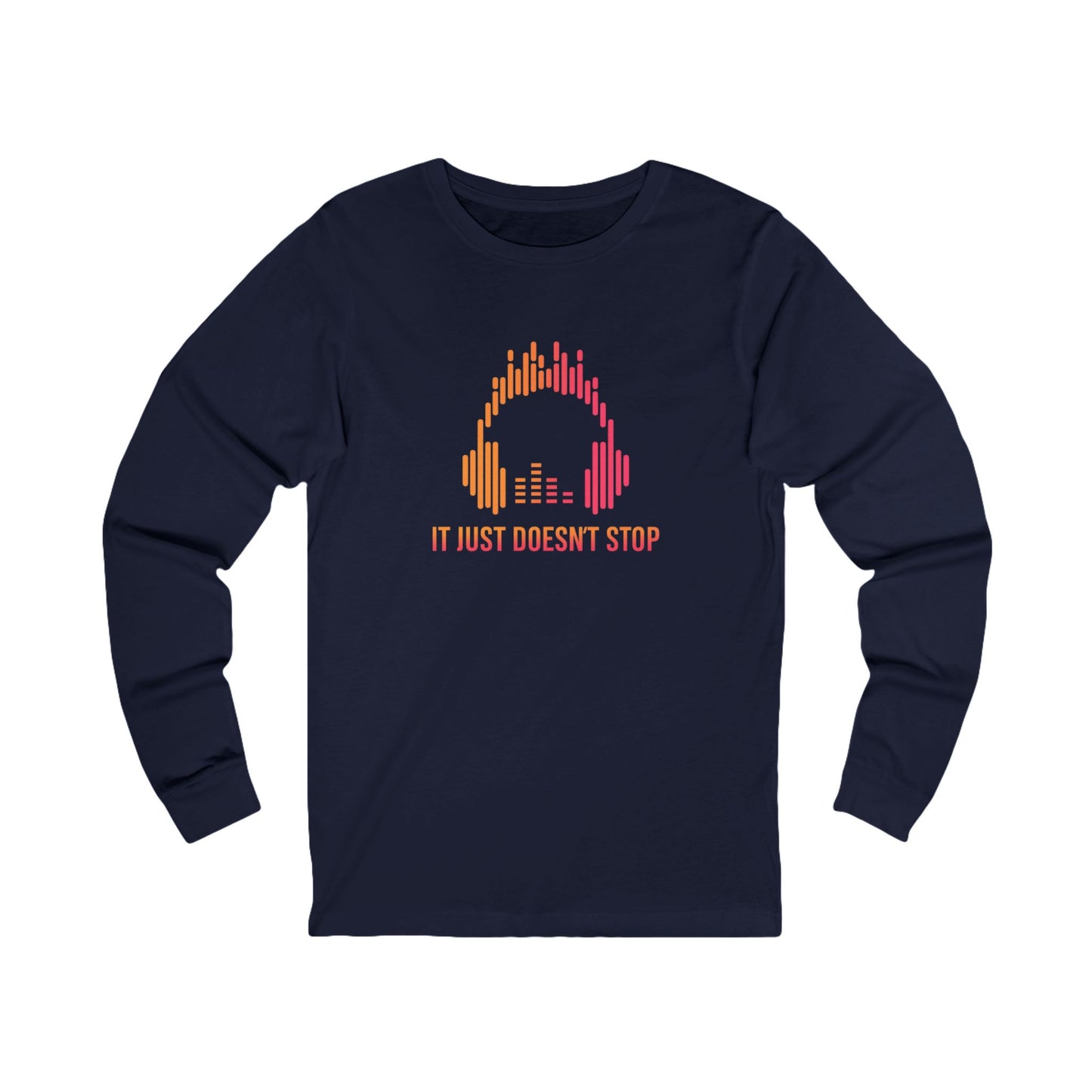 Unisex Jersey Long Sleeve Tee - Sunset Heat