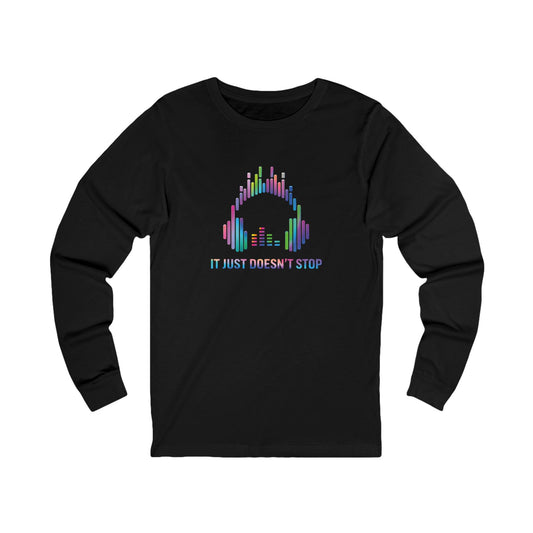 Unisex Jersey Long Sleeve Tee - Neon Spectrum