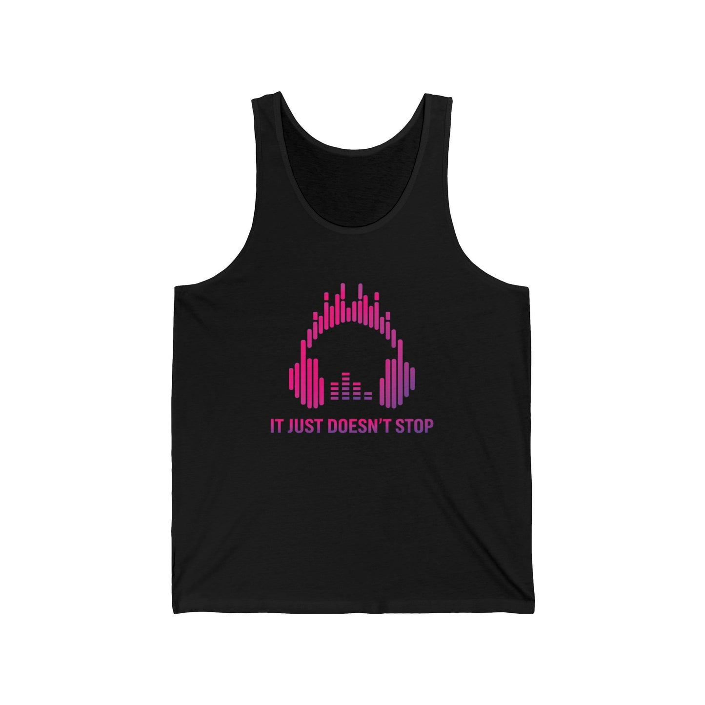 Unisex Jersey Tank - Pink Energy
