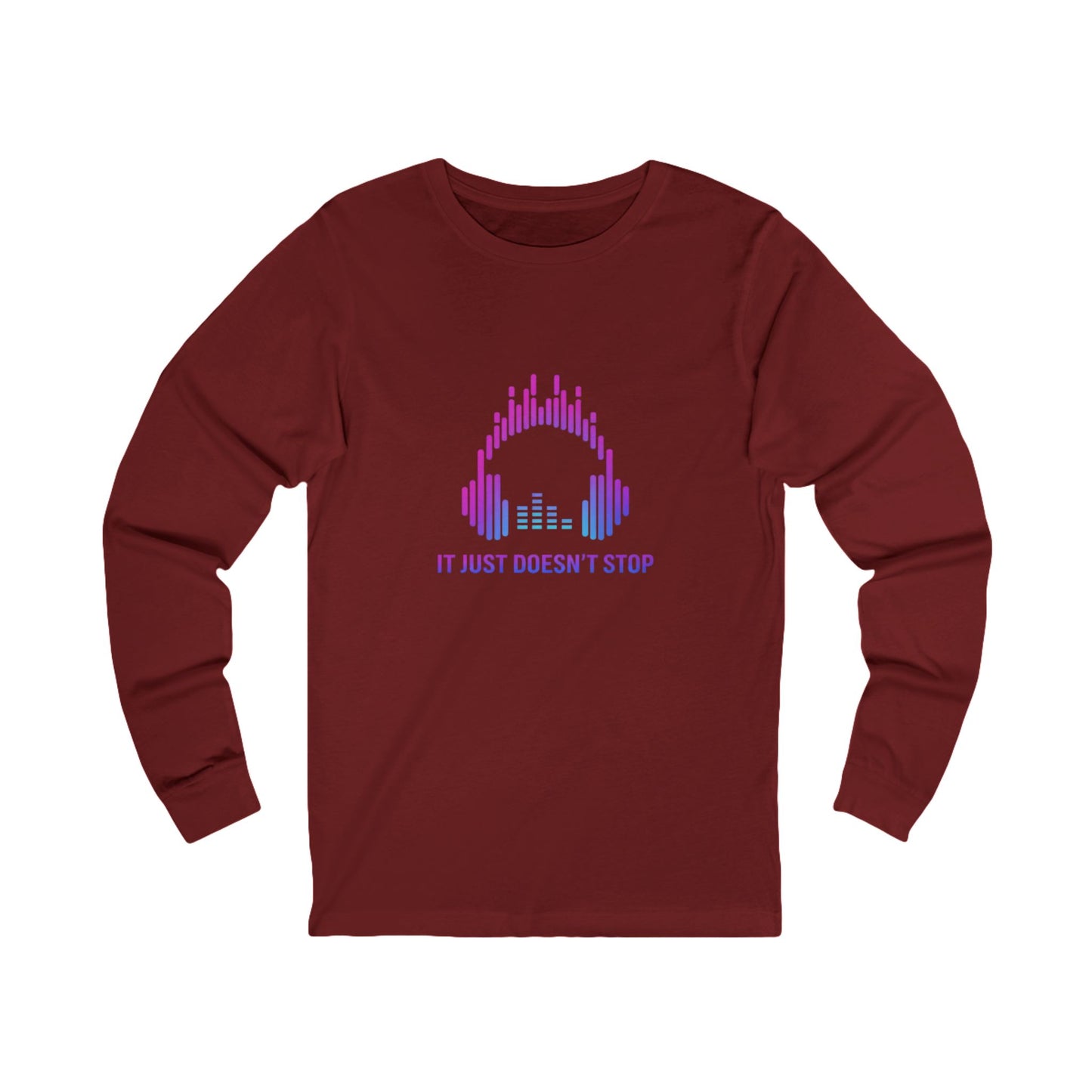 Unisex Jersey Long Sleeve Tee - Electric Violet