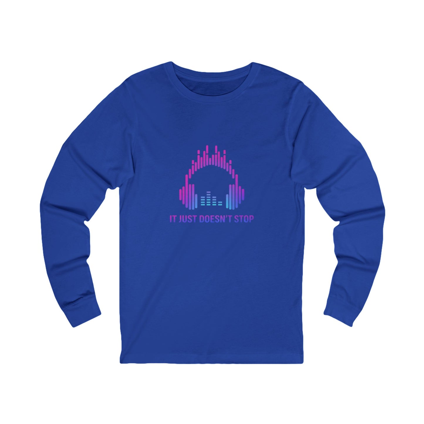 Unisex Jersey Long Sleeve Tee - Electric Violet