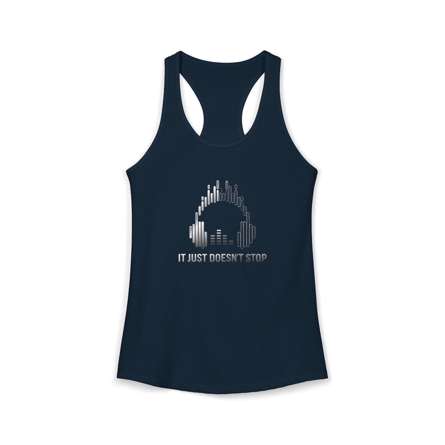 Women's Ideal Racerback Tank - Silver Steel