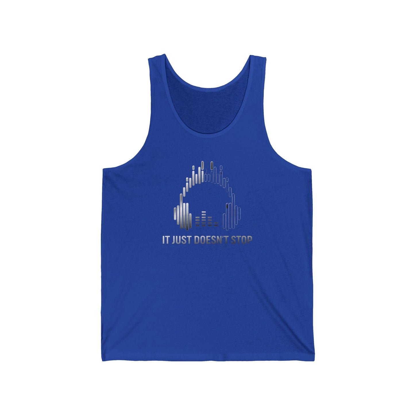 Unisex Jersey Tank - Silver Steel